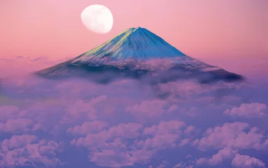Papier Peint photo autocollant Mont Fuji le mont fuji au japon
