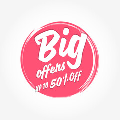 Big Offers 50% Off Label