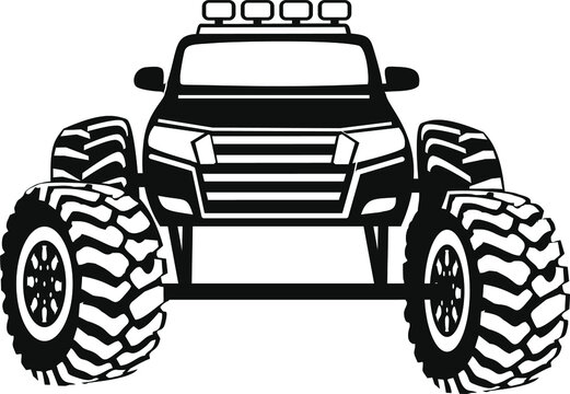 Free Free 276 Simple Monster Truck Svg SVG PNG EPS DXF File
