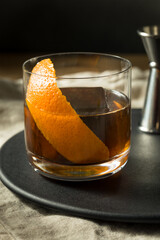 Boozy Coffee Old Fashioned Cocktail