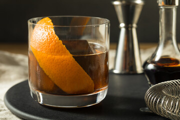 Boozy Coffee Old Fashioned Cocktail