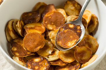 Homemade Mini Pancake Cereal