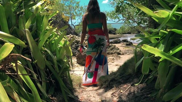 Young couple in Porto de Galinhas Pernambuco - Brazil