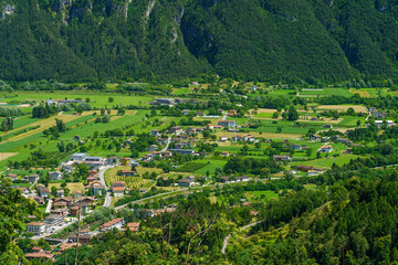 Fototapeta na wymiar Caffaro valley in Brescia province