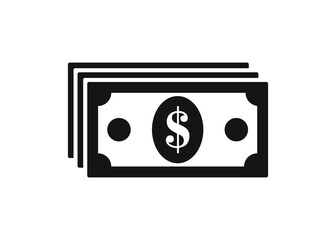 Money and payment related line icon. Vector.