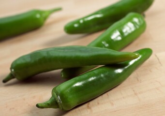 Green Chili Pepper, capsicum annuum