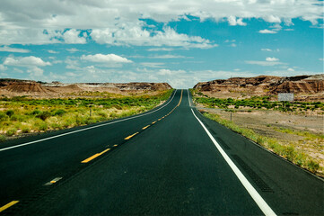 road in the desert