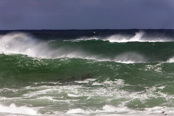 Waves, Coast at Hermanus in South Africa