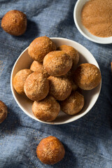 Homemade Fried Cinnamon Sugar Donut Holes