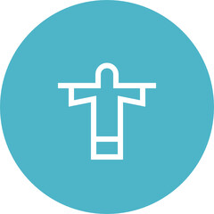 Fototapeta premium landmarks-monuments map spotlight location icon which designed simple, uncomplicated and minimal to deliver information clearly. Isolated flat, resizable vector icon to fit location based services