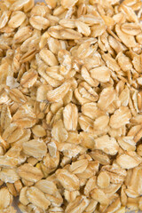 Acercamiento a granos de avena