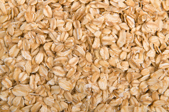 Acercamiento a granos de avena