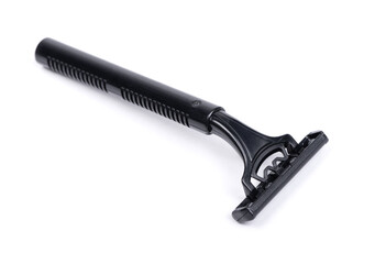 New black plastic disposable shaver