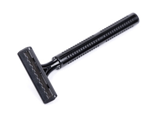 New black plastic disposable shaver