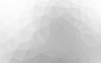 Light Silver, Gray vector triangle mosaic cover.