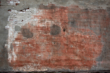 Old damaged cement plaster wall texture