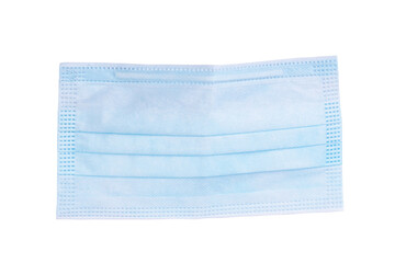 Medical mask isolated over white background