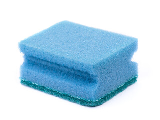 One new clean dishwashing sponge