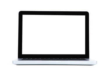 Laptop computer isolated on white background