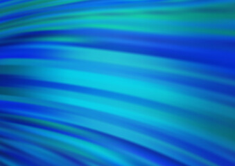 Fototapeta premium Light BLUE vector pattern with lines, ovals.