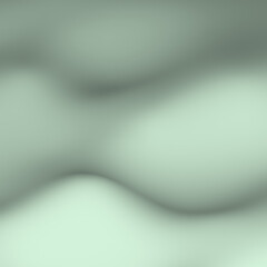 SOFT GREEN MONOCHROMATIC ABSTRACT LANDSCAPE