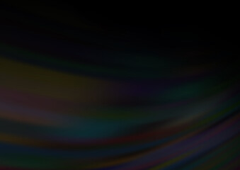 Fototapeta premium Dark Black vector abstract bright background.