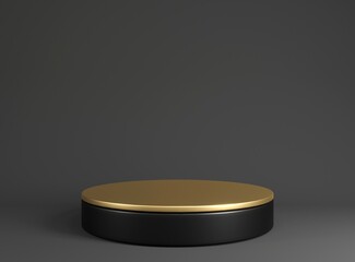 Shelf podium for the exhibition of goods