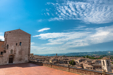 Obraz premium Gubbio una delle città d’arte più belle dell’Umbria