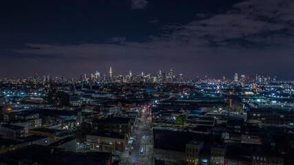 New York aerial nights 