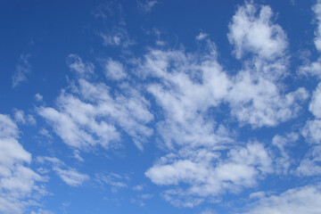 Naklejka na ściany i meble Blue sky and clouds.