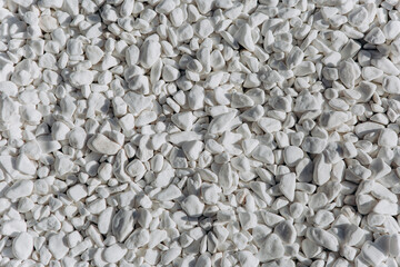 small white stone beach pebbles texture background