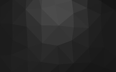 Fototapeta premium Dark Silver, Gray vector low poly texture.