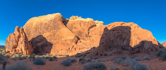 Views of the Valley of Fire, near Las Vegas, Nevada, USA