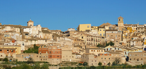 Fototapeta na wymiar Casco urbano de Cehegín, Murcia, España
