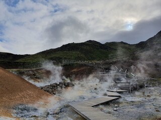 Geothermal pool, Iceland