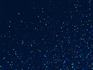 Blue Decoration Vector Confetti Background. 