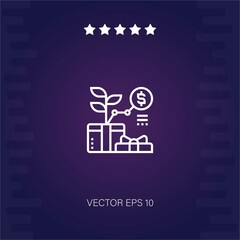 benefit vector icon modern illustration