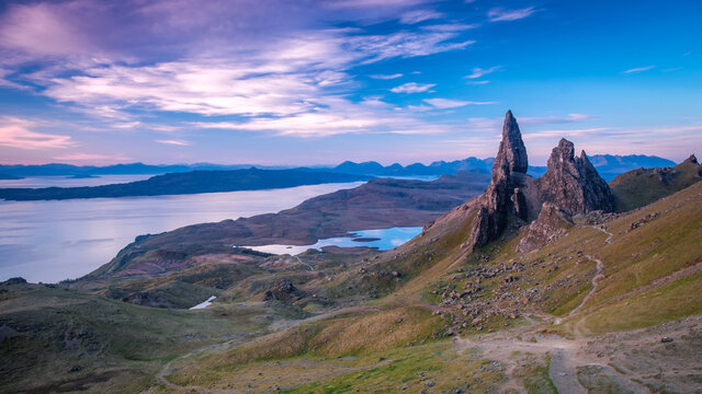 The Storr On Skye Just Before Dawn