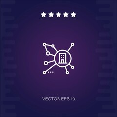 building vector icon modern illustration