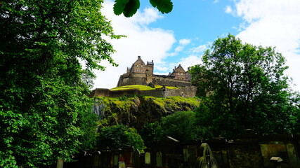 old castle in the forest