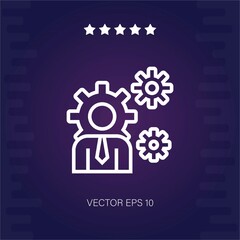 management vector icon modern illustration