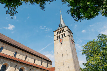 Fototapeta premium famous church Martinskirche in Sindelfingen germany