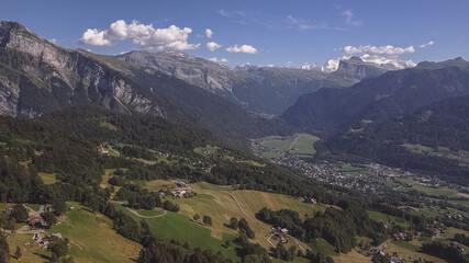 French mountain view landscape