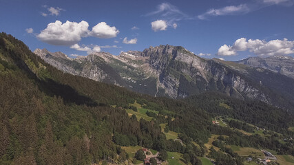 French mountain view landscape