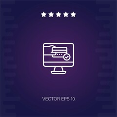 payment vector icon modern illustration