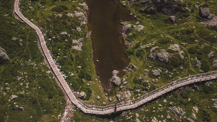 French alps mountain view