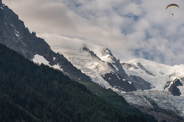 French alps mountain view