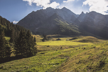 French mountain view landscape