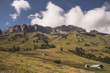 French mountain view landscape