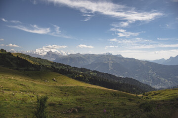 French mountain view landscape